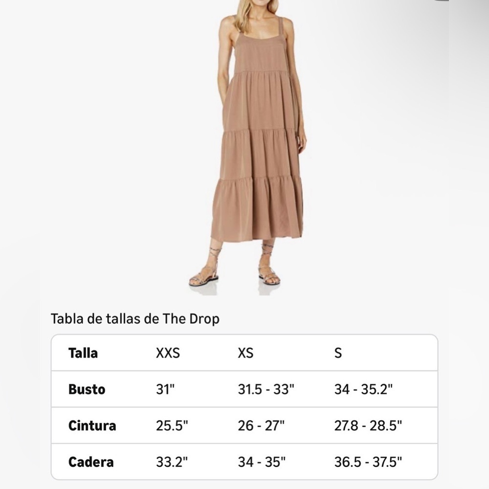 Chic Tan Maxi Dress for Women - Picture 6 of 14
